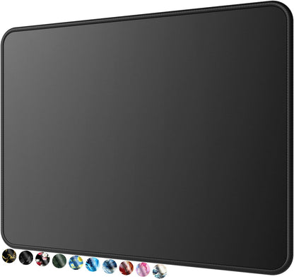 Professional Office and Gaming Mouse Pad, 30% Larger, 8.5" x 11", Black