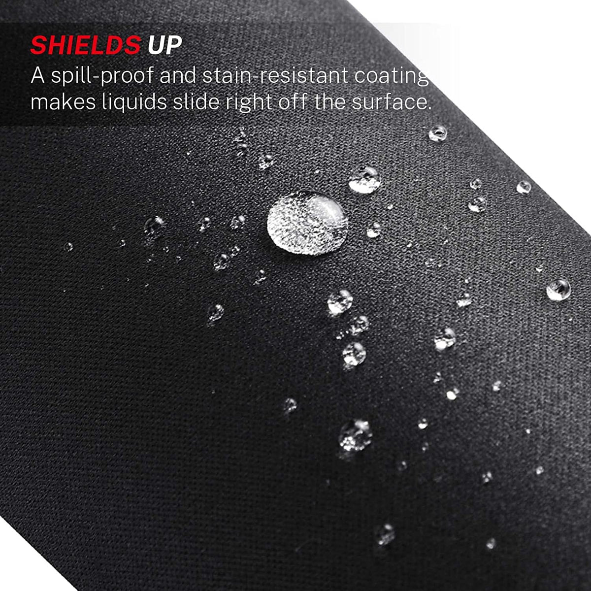 Professional Office and Gaming Mouse Pad, 30% Larger, 8.5" x 11", Black