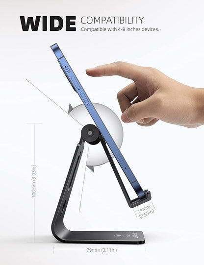 Adjustable Aluminum Desk Phone Stand for iPhone